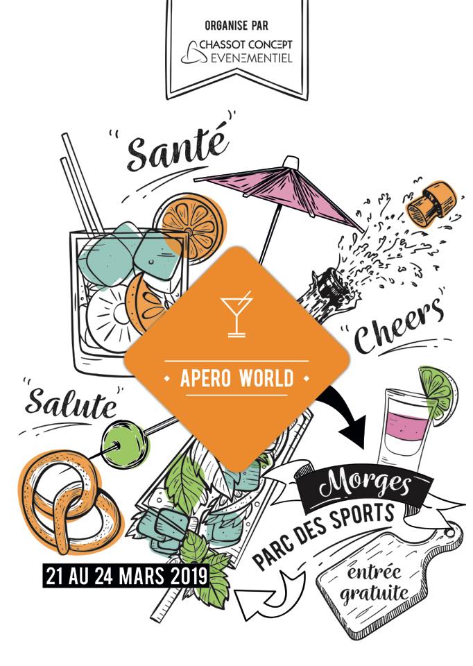 Apéro World: le Mondial de l’Apéro aura lieu cette semaine à Morges !